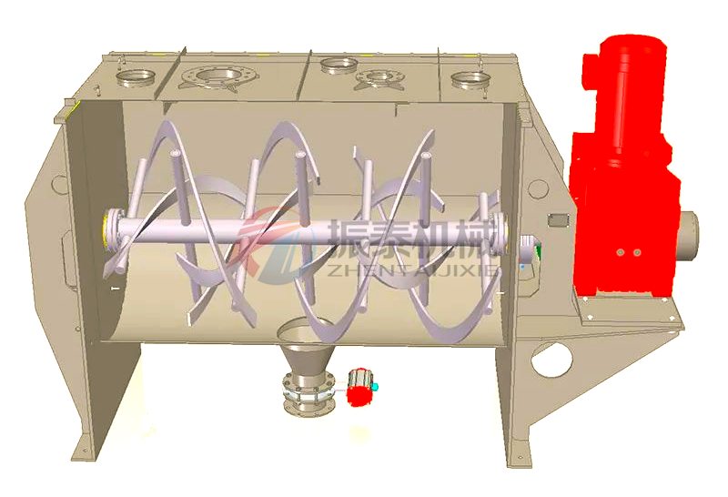臥式U型螺帶混合機(jī)原理